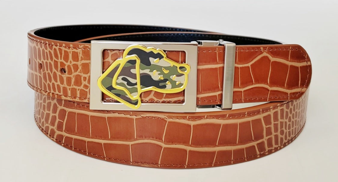 Camo Hunting Dog Buckle