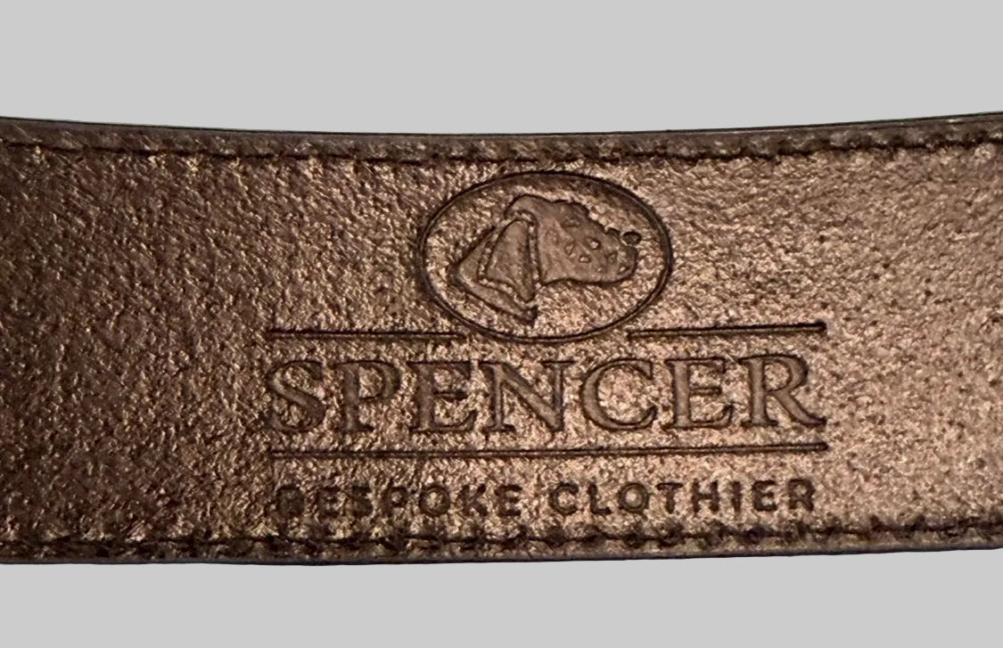 USA Flag Buckle Mock Croc Leather Belt