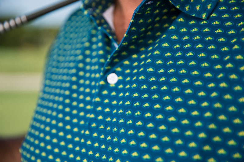 Hunting Dog Performance Polo/Original Blue