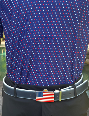 USA Stars Navy Performance Polo