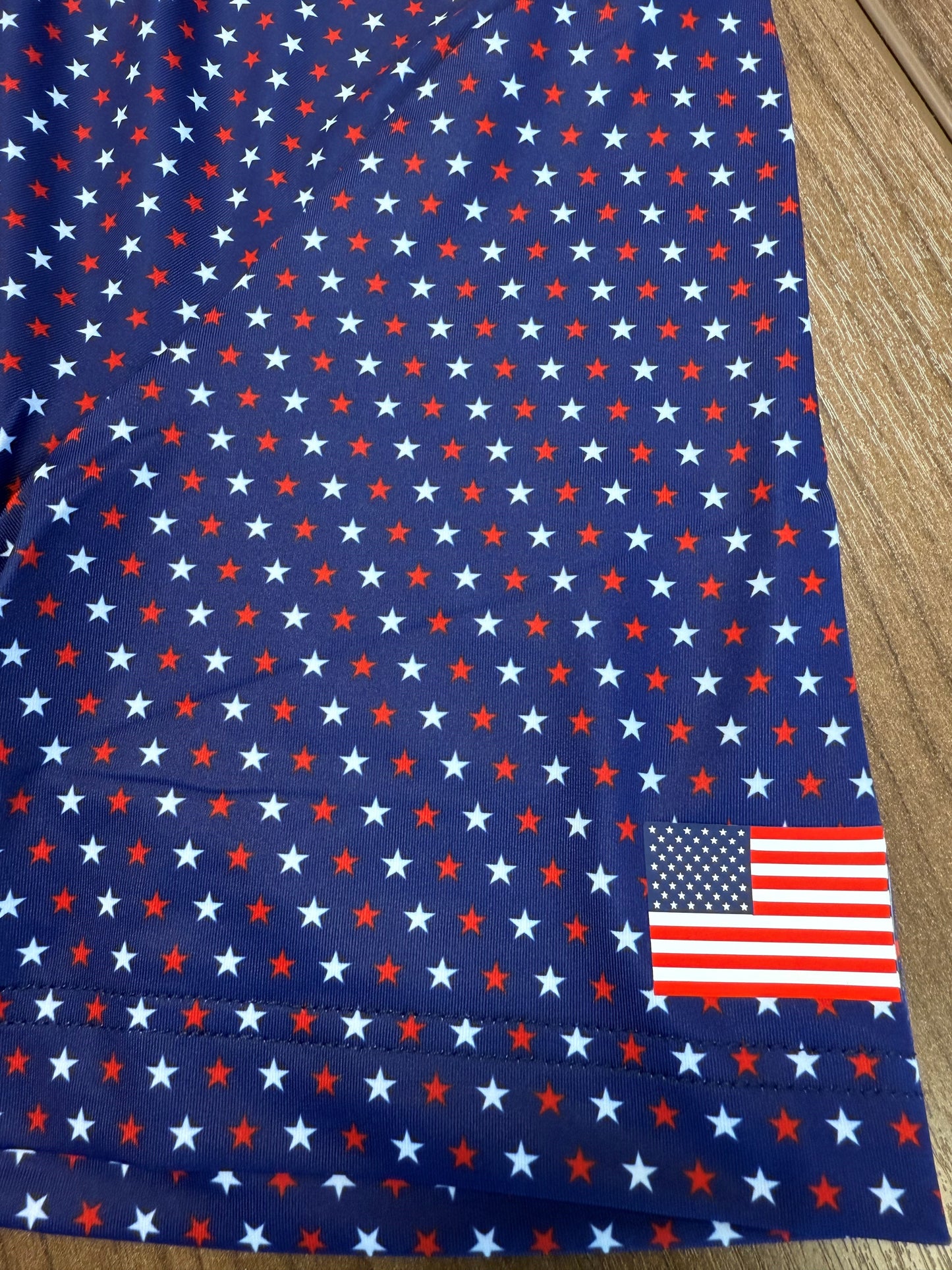 USA Stars Navy Performance Polo