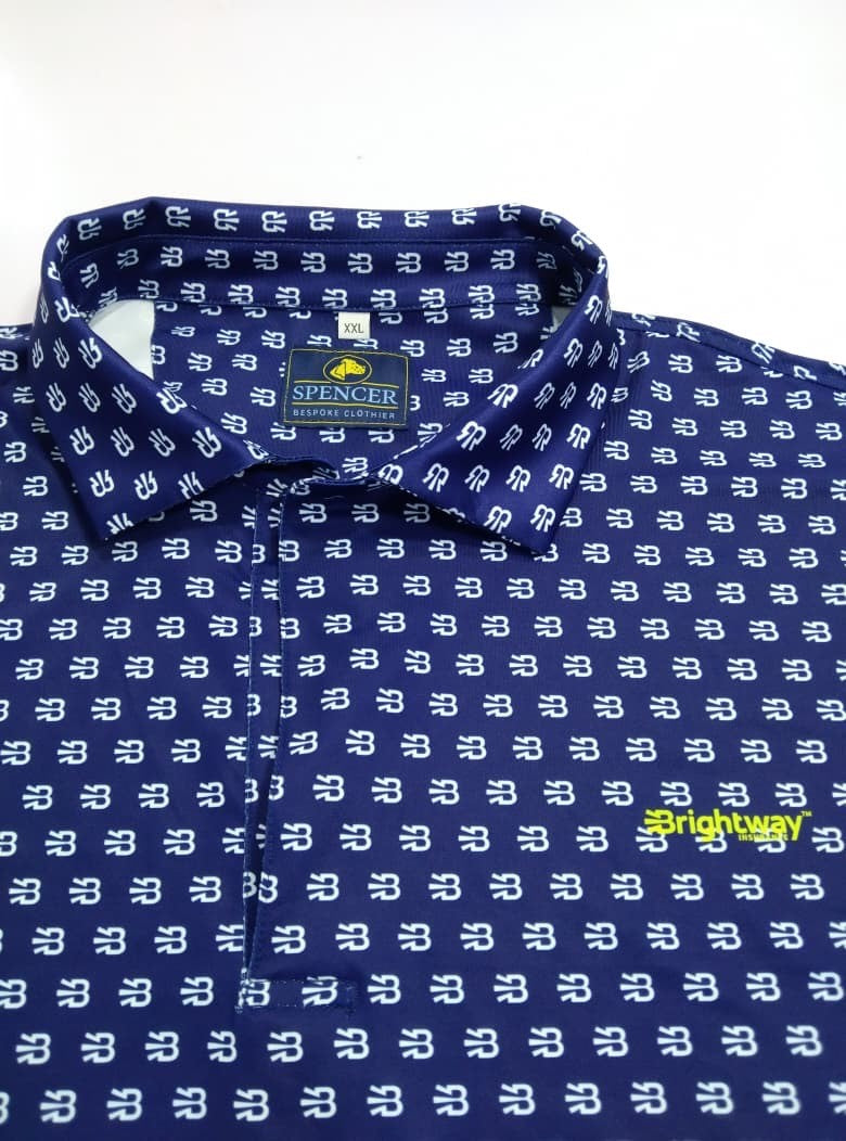 Corporate/Country Club Repeat Logo Pattern (Sample Pictures)