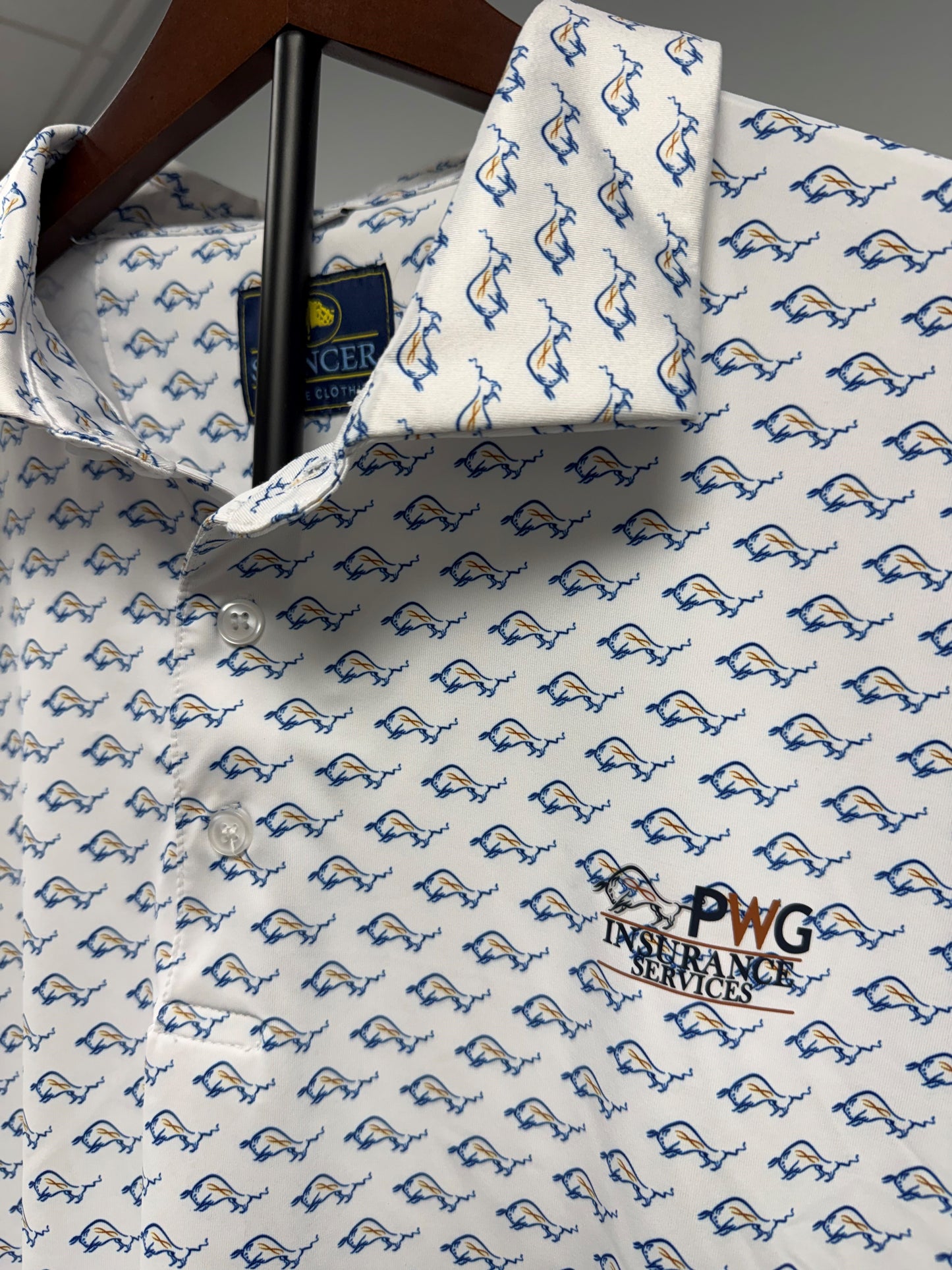 Corporate/Country Club Repeat Logo Pattern (Sample Pictures)
