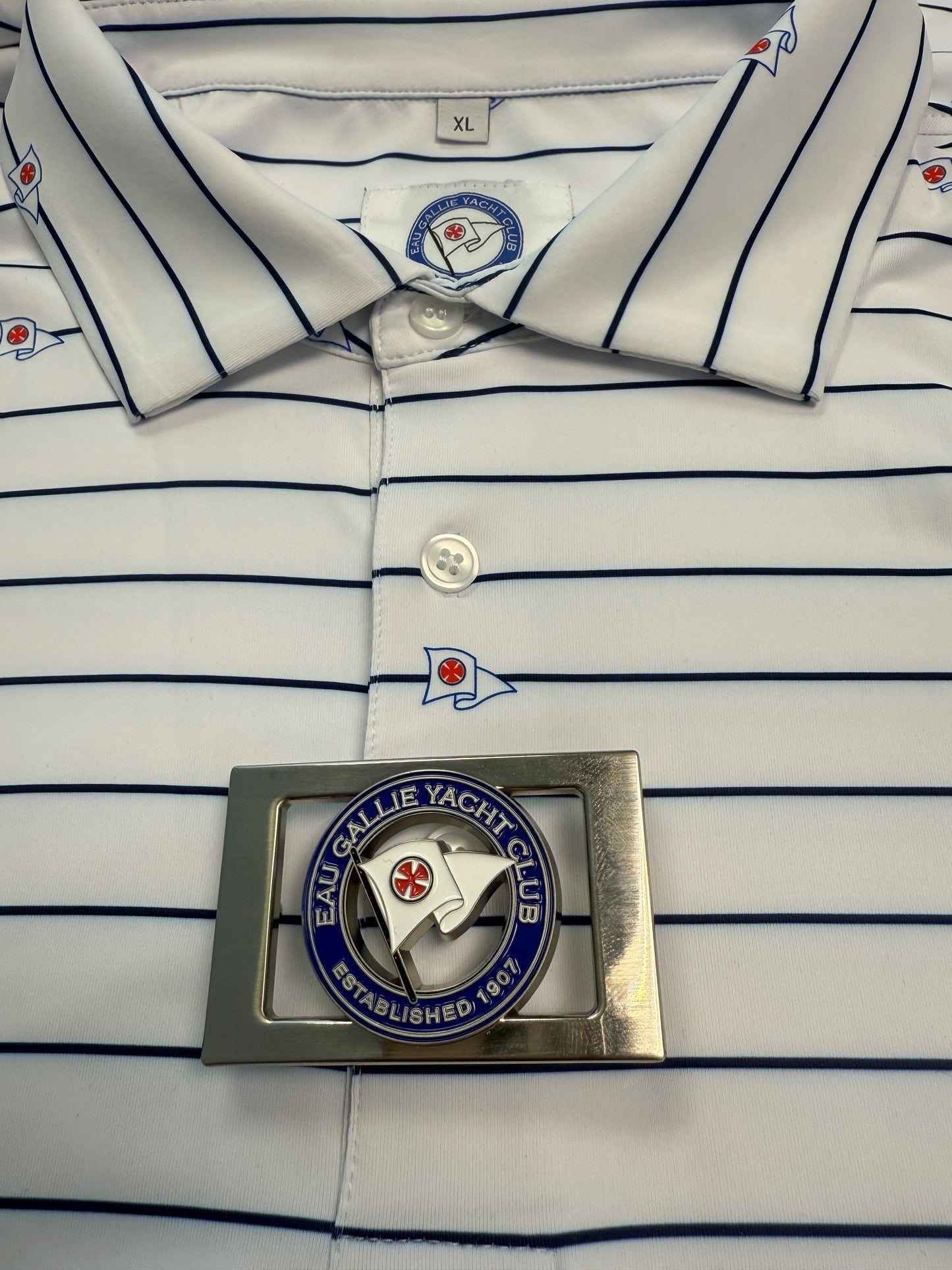 Corporate/Country Club Stripe Logo Pattern (Sample Pictures)