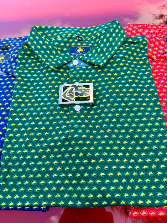 Hunting Dog Performance Polo/Royal Green