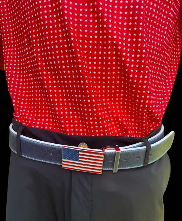 USA Stars Red Performance Polo