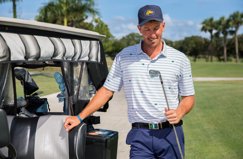 Sebring Birdie Stripe Performance Polo