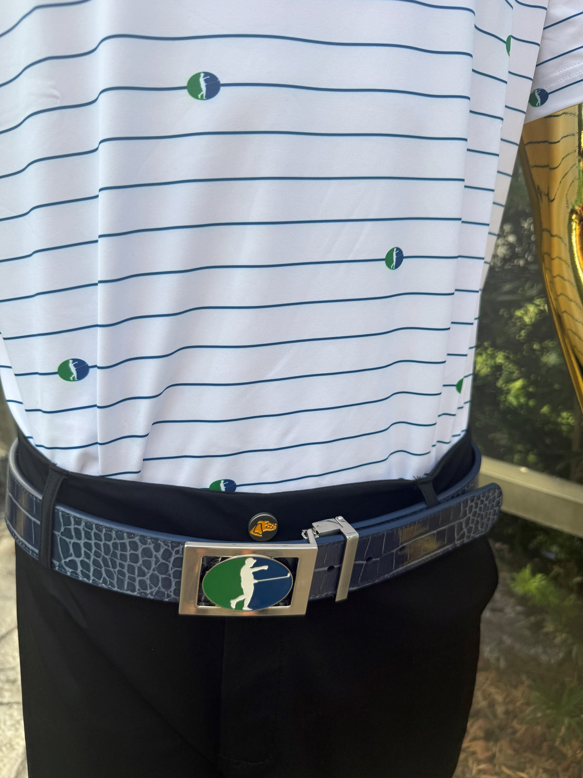 Sebring Birdie Stripe Performance Polo