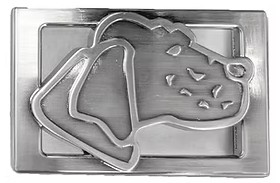 Silver Dog Buckle