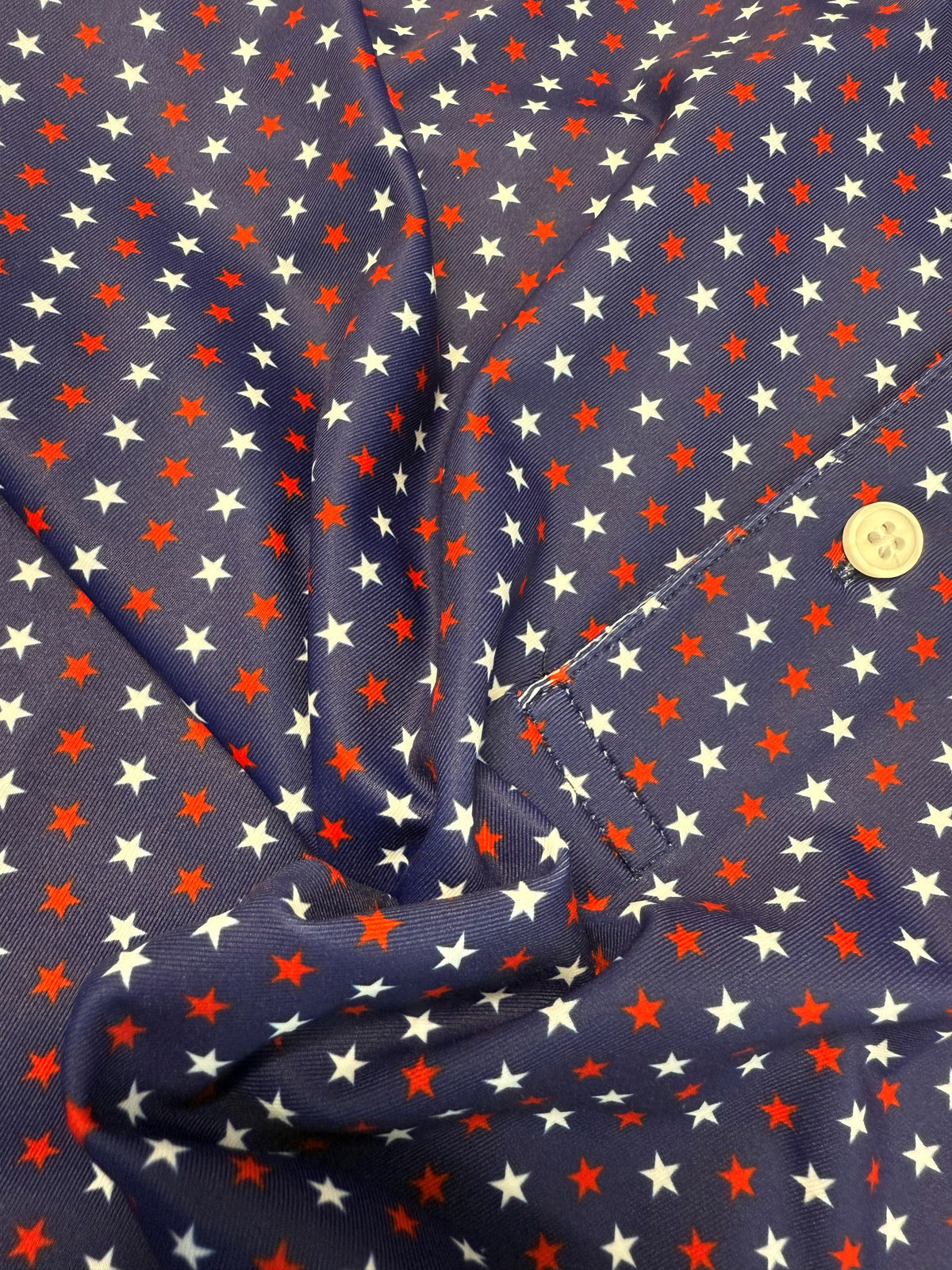 USA Stars Navy Performance Polo