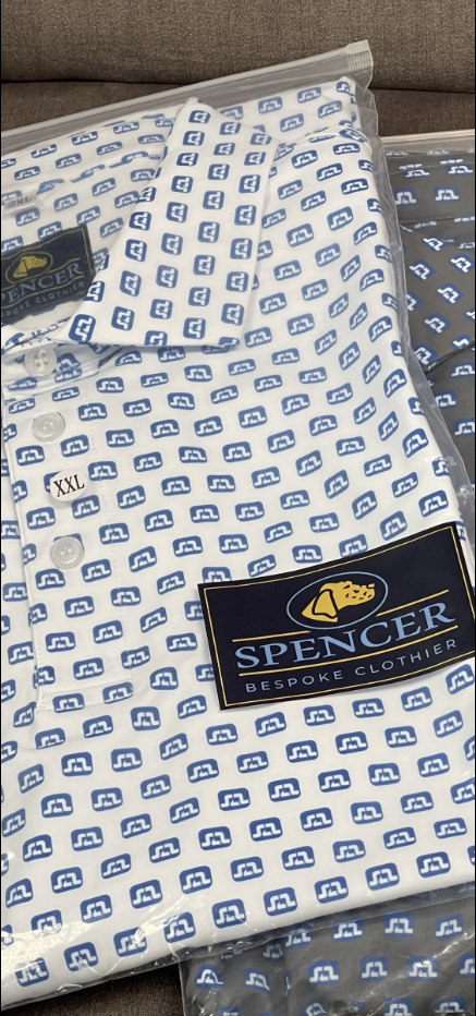 Corporate/Country Club Repeat Logo Pattern (Sample Pictures)