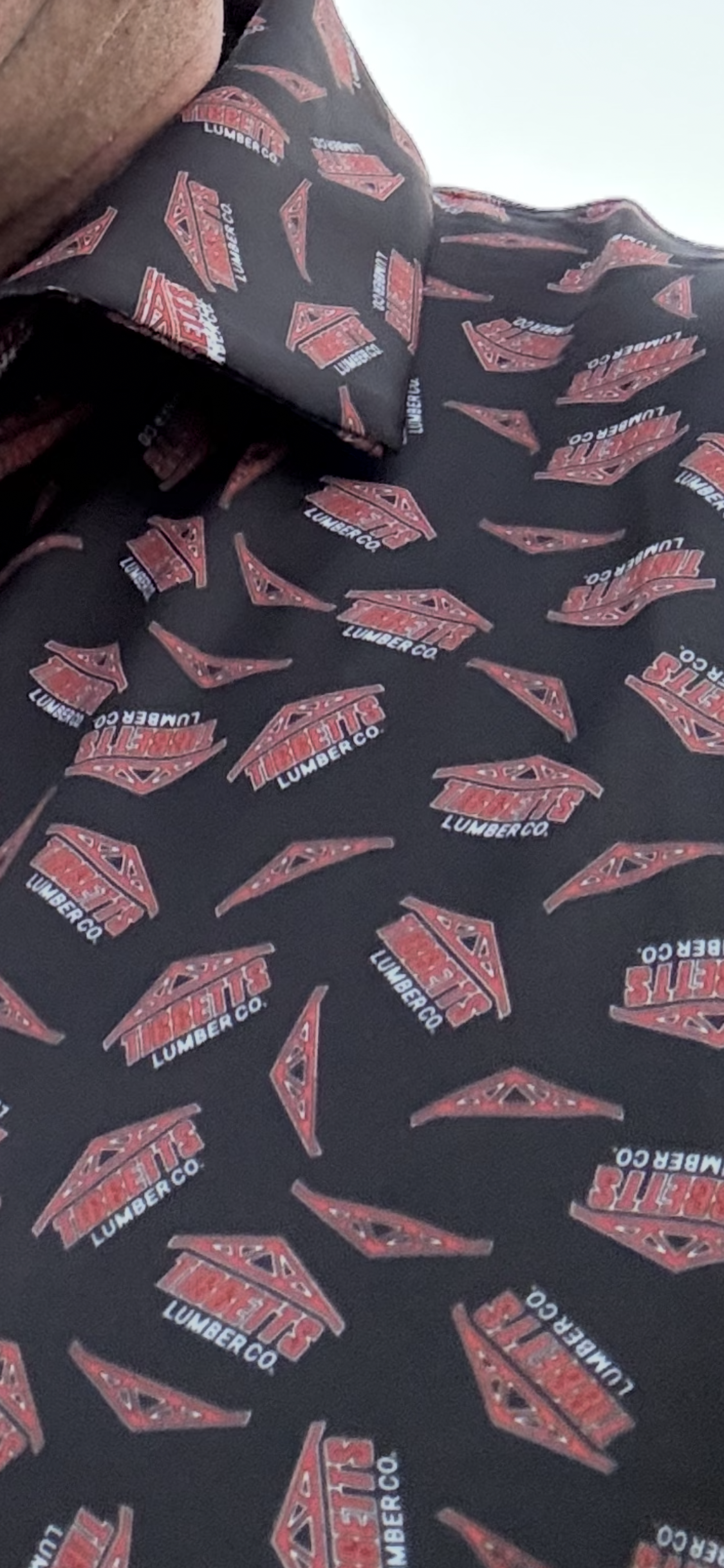 Corporate/Country Club Scattered Logo Pattern (Sample Pictures)