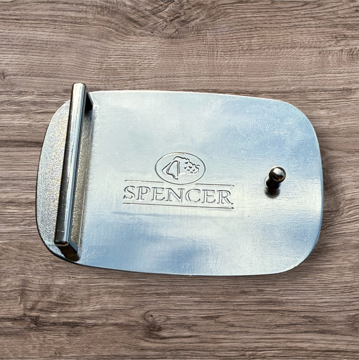 Hunting Birdies Mock Croc Leather Belt