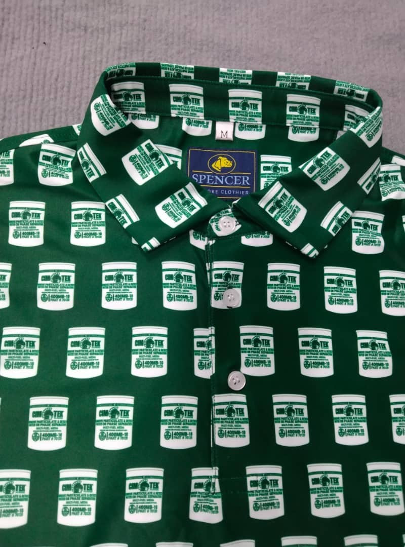 Corporate/Country Club Repeat Logo Pattern (Sample Pictures)